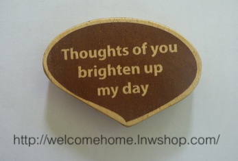 ที่ติดตู้เย็นน่ารักๆ แบบ Quotes ของชำร่วยงานแต่งเก๋ๆครับ
